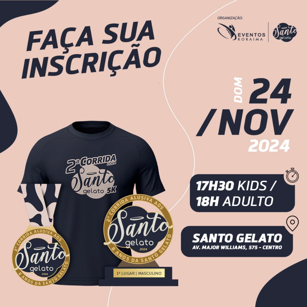 Corrida SANTO GELATO 2024 2ª Edição