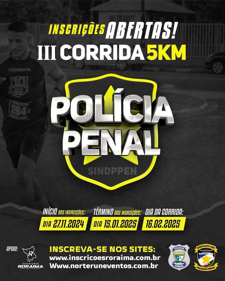 Corrida da POLÍCIA PENAL 2025 3ª Edição